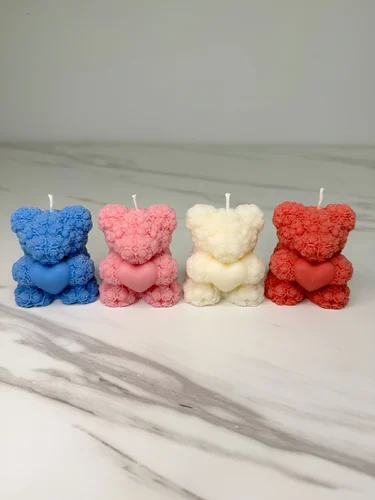 50Gm Rose Teddy Scented Soy Wax Candle